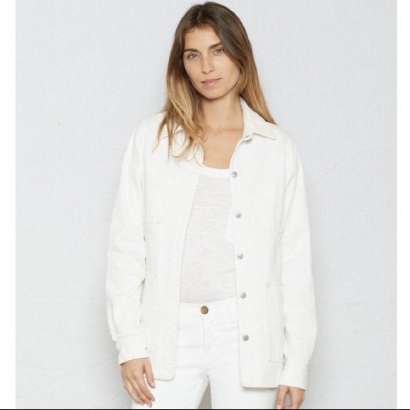 Current/Elliott Jackets & Blazers - Current/Elliot White “The Workman” Shirt